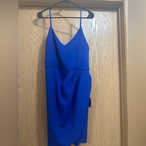 NWT lulus electric blue cocktail dress